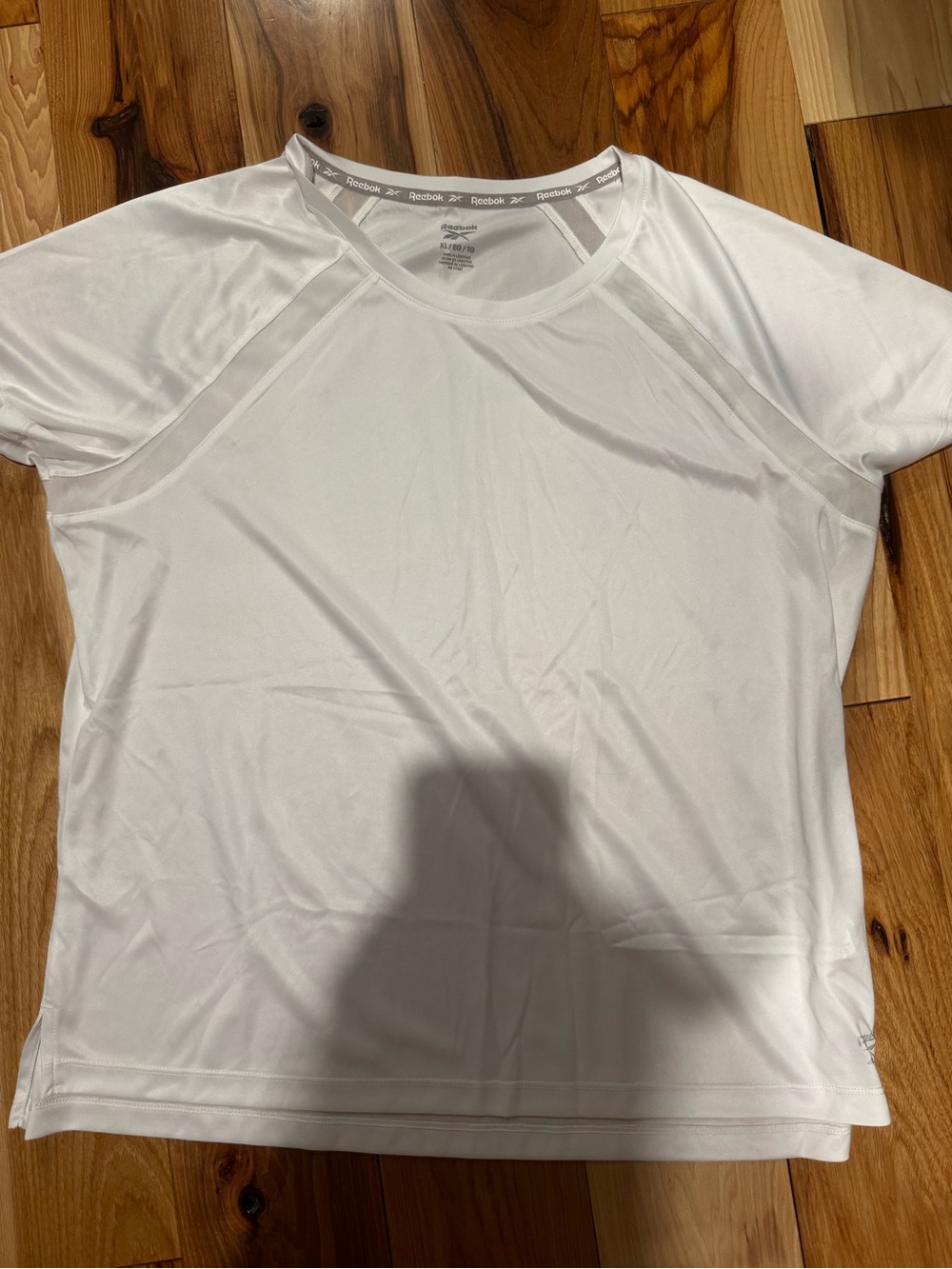 Reebok White Crewneck Performance Tee